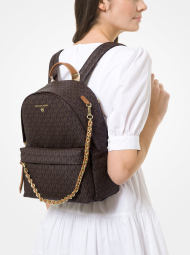 Стильний жіночий рюкзак Michael Kors з принтом 1159840839 (Коричневий One size)