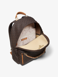 Стильний жіночий рюкзак Michael Kors з принтом 1159840839 (Коричневий One size)