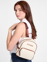 Женский рюкзак из текстиля GUESS 1159841515 (Молочный One Size)
