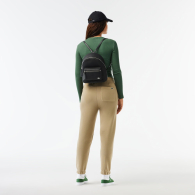 Женский рюкзак Lacoste Daily из экокожи 1159843234 (Черный One Size)