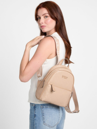 Женский рюкзак GUESS с принтом 1159843904 (Бежевый One Size)