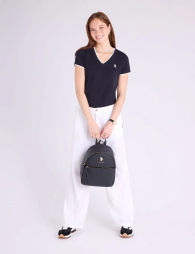 Рюкзак US Polo Assn з логотипом 1159845068 (Чорний One Size)