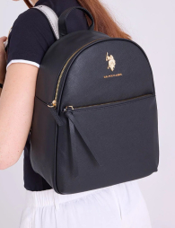 Рюкзак US Polo Assn з логотипом 1159845068 (Чорний One Size)