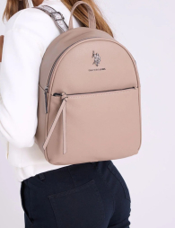 Рюкзак US Polo Assn з логотипом 1159845069 (Бежевий One Size)