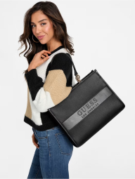 Элегантный женский набор GUESS сумка и кошелёк 1159845099 (Черный One Size)