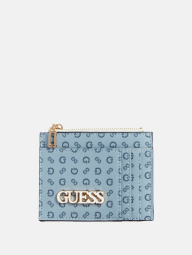 Стильный женский набор GUESS рюкзак и картхолдер 1159845102 (Голубой One Size)