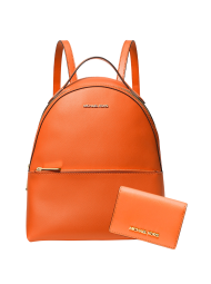 Яскравий жіночий набір Michael Kors рюкзак та гаманець 1159845103 (Помаранчевий One Size)