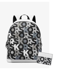 Современный набор Michael Kors рюкзак и картхолдер 1159845110 (Черный/Белый One Size)