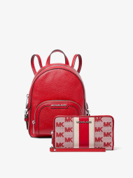 Женский набор Jaycee Michael Kors рюкзак и кошелек 1159845979 (Красный One size)