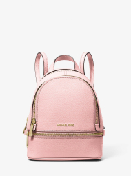 Маленький женский рюкзак Rhea Michael Kors из натуральной кожи 1159847360 (Розовый One size)