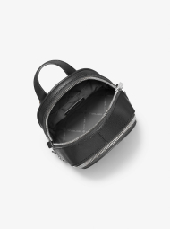 Маленький жіночий рюкзак Rhea Michael Kors з натуральної шкіри 1159847671 (Чорний One size)