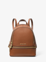 Маленький женский рюкзак Rhea Michael Kors из натуральной кожи 1159847705 (Коричневый One size)