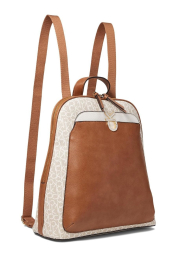 Рюкзак Lillian Calvin Klein с принтом 1159849566 (Бежевый/Коричневый One Size)