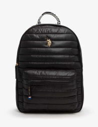 Стеганый рюкзак U.S. Polo Assn с логотипом 1159850151 (Черный One Size)
