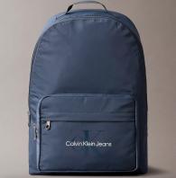 Большой рюкзак Calvin Klein на молнии с логотипом 1159850242 (Синий One Size)