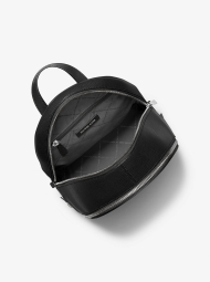 Стильный кожаный женский рюкзак Rhea Michael Kors 1159853275 (Черный One size)