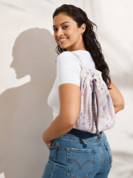 Рюкзак-покрывало для пляжа 2в1 Victoria's Secret 1159856015 (Сиреневый One size)