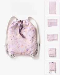 Рюкзак-покрывало для пляжа 2в1 Victoria's Secret 1159856015 (Сиреневый One size)