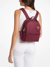 Шкіряний жіночий рюкзак Sable Michael Kors 1159862385 (Бордовий One size)