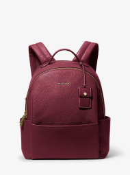 Шкіряний жіночий рюкзак Sable Michael Kors 1159862385 (Бордовий One size)
