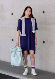 Большой тканевый рюкзак JW ANDERSON Uniqlo 1159863299 (Зеленый One size)