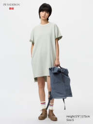 Большой тканевый рюкзак JW ANDERSON Uniqlo 1159863300 (Синий One size)