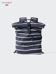 Большой тканевый рюкзак JW ANDERSON Uniqlo в полоску 1159863307 (Синий One size)