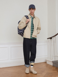 Большой тканевый рюкзак JW ANDERSON Uniqlo в полоску 1159863307 (Синий One size)