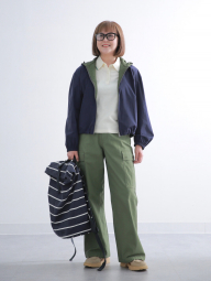 Большой тканевый рюкзак JW ANDERSON Uniqlo в полоску 1159863307 (Синий One size)
