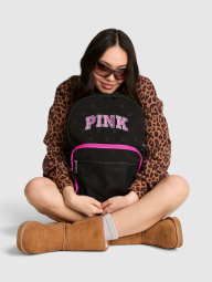 Большой рюкзак Victoria's Secret PINK 1162570860 (Черный One size)