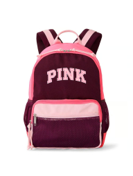 Большой рюкзак Victoria's Secret PINK 1162786356 (Бордовый/Розовый One size)