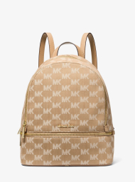 Жіночий рюкзак Rhea Michael Kors з принтом 1163065007 (Бежевий One size)