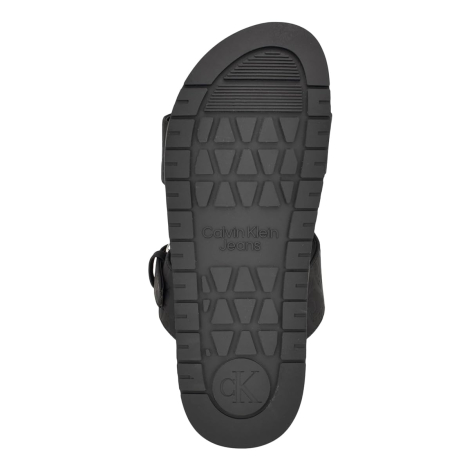 Женские сандалии Calvin Klein с логотипом 39,5 (9 US) 26 см Черный 1159846751