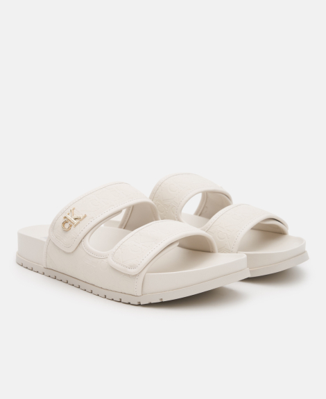 Жіночі сандалі Calvin Klein з логотипом 37 (6,5 US) 23,8 см Молочний 1159847010