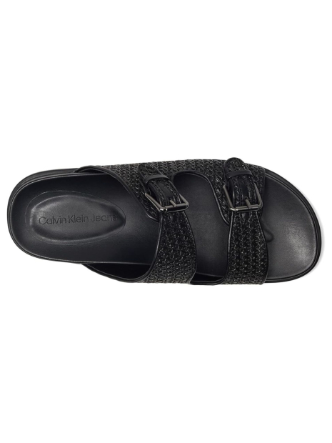 Женские сандалии Calvin Klein с плетением 40 (9,5 US) 27 см Черный 1159847055