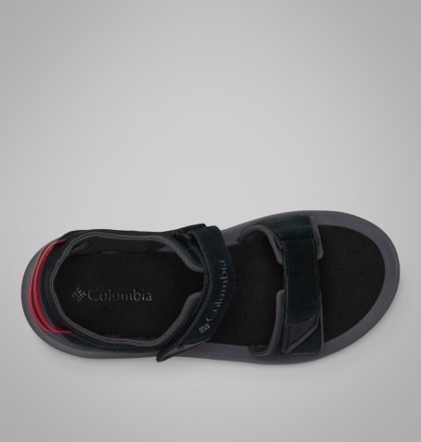 Мужские сандалии Columbia с ремнями на липучке 46 (13 US) 31 см Черный 1159847310