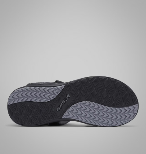 Мужские сандалии Columbia с ремнями на липучке 43 (10 US) 27,3 см Черный 1159847313