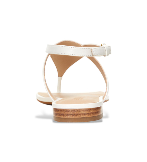 Женские кожаные сандалии Ralph Lauren с логотипом 39 (8 US) 25 см Белый 1159847337