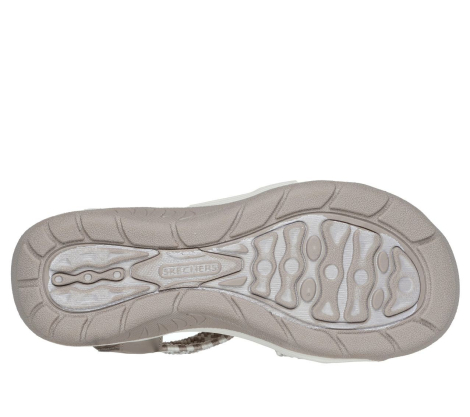 Жіночі сандалі Skechers 39,5 (9,5 US) 26 см Білий/Бежевий 1159848208