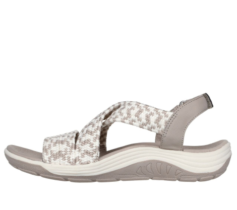 Жіночі сандалі Skechers 39,5 (9,5 US) 26 см Білий/Бежевий 1159848208