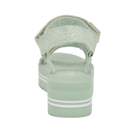 Стильные женские сандалии GUESS с логотипом 39,5 (9 US) 26 см Зеленый 1159849536