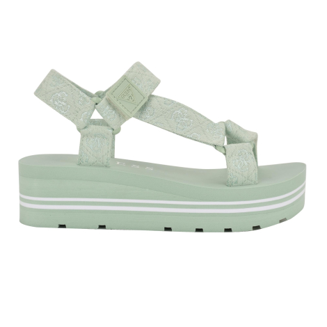 Стильные женские сандалии GUESS с логотипом 40 (9,5 US) 26,5 см Зеленый 1159850357