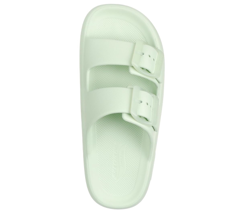 Женские сандалии Skechers шлепанцы с пряжками 40 (10 US) 27 см Зеленый 1159849629