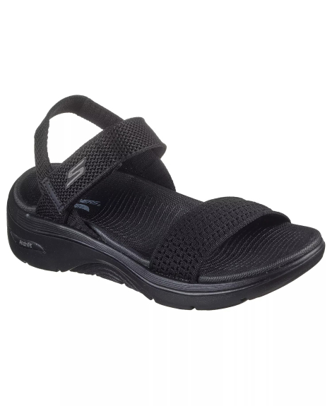 Жіночі текстильні сандалі Skechers 36 (6 US) 23,5 см Чорний 1159849686