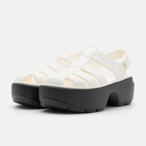 Женские сандалии Stomp Fisherman Crocs на платформе 38-39 (m6/w8 US) 25,5 см Белый 1159850960