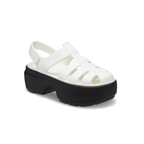 Женские сандалии Stomp Fisherman Crocs на платформе 41-42 (m8/w10 US) 27 см Белый 1159850964