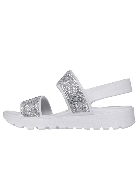 Женские сандалии Skechers со стразами 38 (8 US) 25,2 см Серый 1159852362