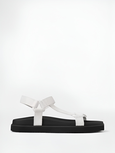 Дитячі сандалі GAP босоніжки 27-28 (10/11 US) 18 см Чорний/Молочний 1159854267