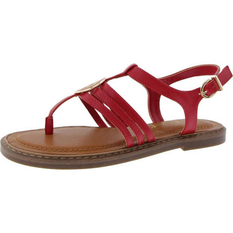 Женские сандалии Tommy Hilfiger с логотипом 36 (6 US) 23,5 см Красный 1159854665