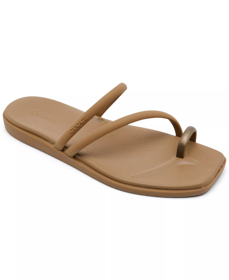 Женские сандалии Crocs Miami с петлей для пальца 36-37 (w6 US) 23,5 см Бежевый 1159859976